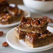 A picture of Salted Maple Pecan Pie Bars