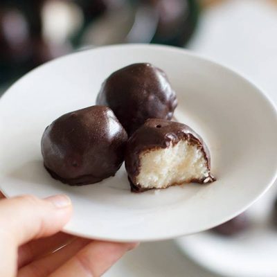 A picture of Dark Chocolate Coconut Bites