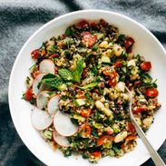 A picture of Lemony Herb-Loaded Chopped Greek Salad