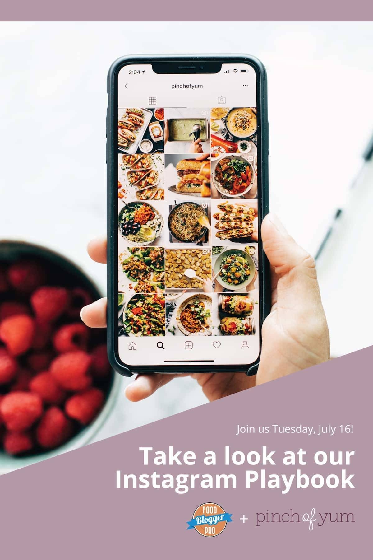 Instagram Playbook Event promo.